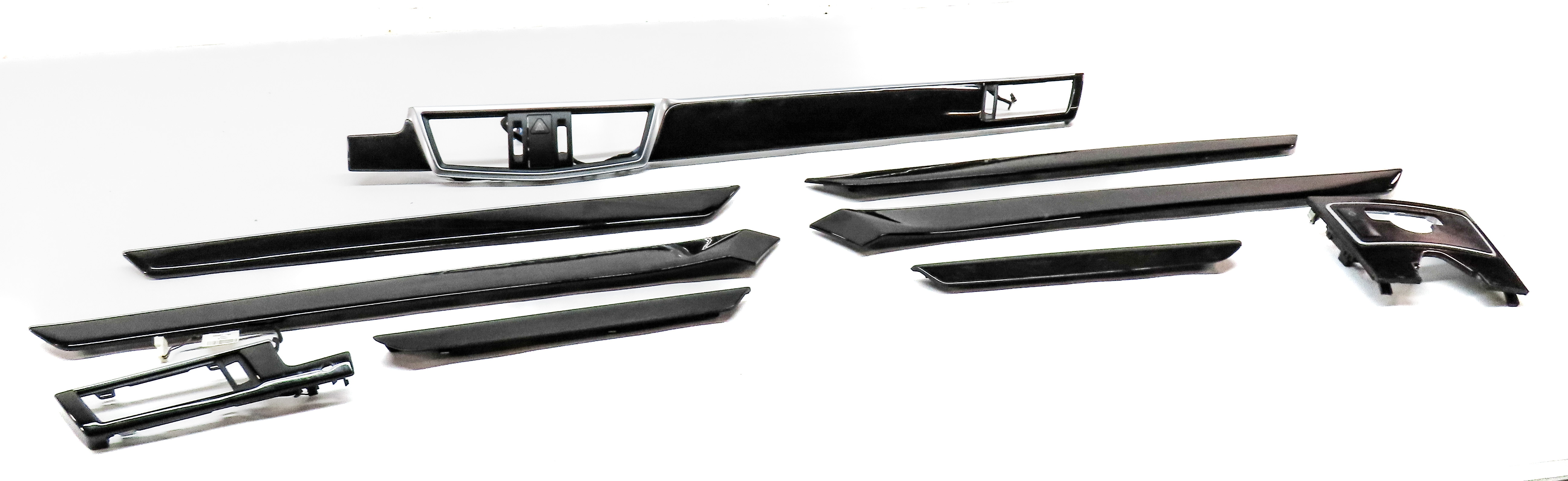 2013 MERCEDES E350 SEDAN (W212) INTERIOR DOOR DASH CONSOLE WOOD TRIM SET (ASH) — exact item pictured